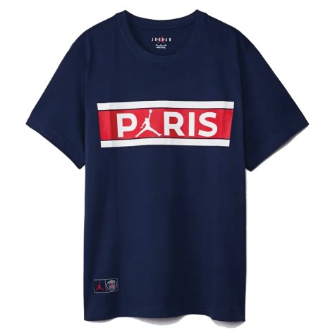 2021-2022 PSG Wordmark Tee (Navy) (Your Name)