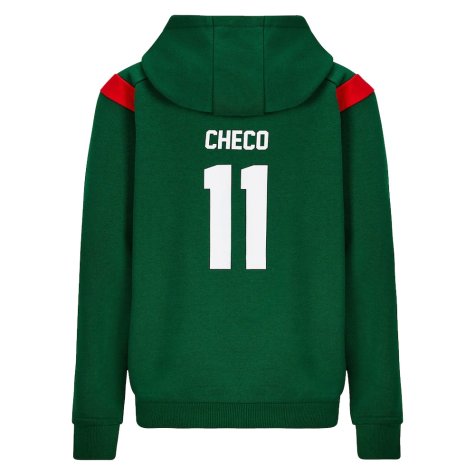 2022 Red Bull Sergio Perez Hooded Sweat (Green) - Kids