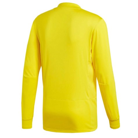 2017-2018 Feyenoord Long Sleeve Training Jersey (Yellow) (Your Name)