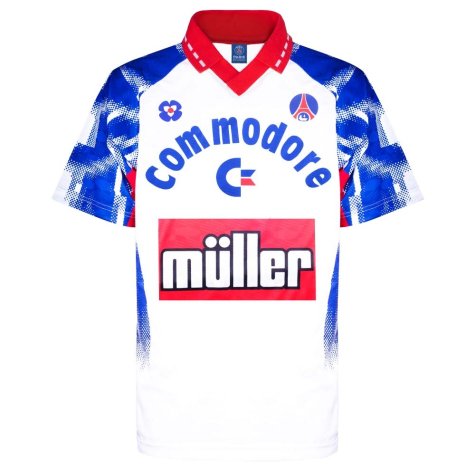 PSG 1992 Home Retro Football Shirt (Silva 2)