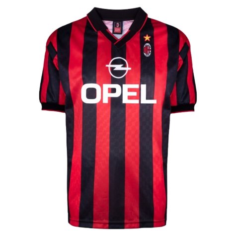 AC Milan 1996 Home Retro Shirt (Weah 9)