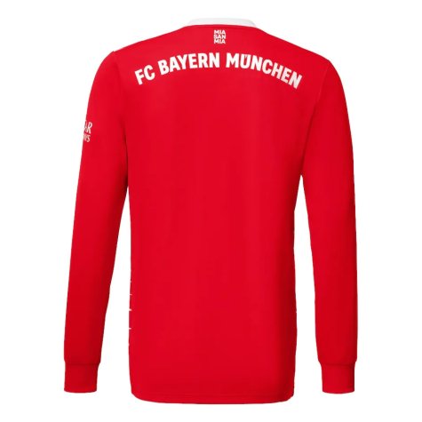 2022-2023 Bayern Munich Long Sleeve Home Shirt (Kids) (GRAVENBERCH 38)