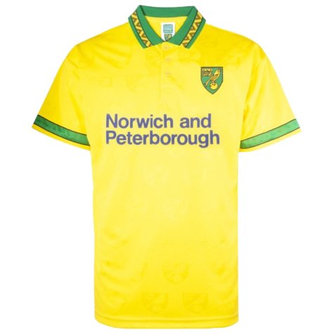 Norwich 1994 Home Retro Football Shirt (Sutton 9)