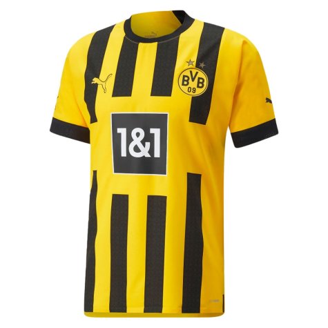 2022-2023 Borussia Dortmund Authentic Home Shirt (MOUKOKO 18)