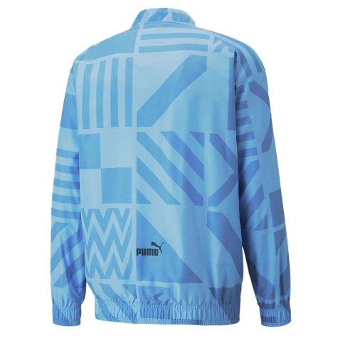 2022-2023 Man City Pre-Match Jacket (Light Blue)