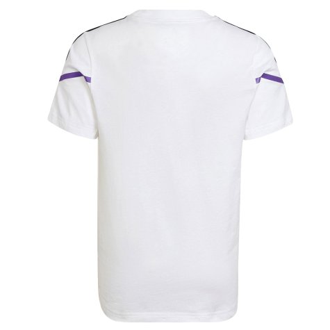 2022-2023 Real Madrid Training Tee (White) (TCHOUAMENI 18)