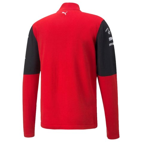 2022 Ferrari Team Half Zip Jumper (Red)