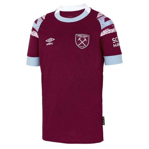 2022-2023 West Ham Home Shirt (Kids) (MOORE 6)