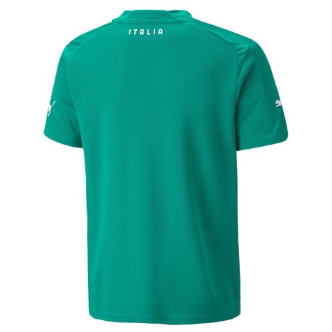 2022-2023 Italy Goalkeeper Shirt (Green) - Kids (GOLLINI 14)