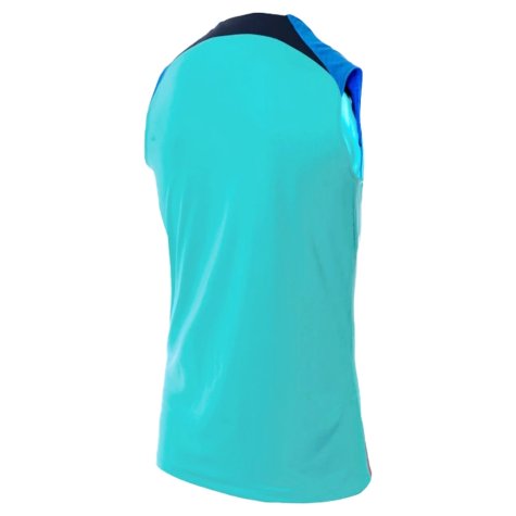 2022-2023 Barcelona Sleeveless Top (Aqua)