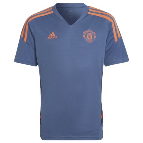 2022-2023 Man Utd Training Shirt (Blue) - Kids (ALEX TELLES 27)