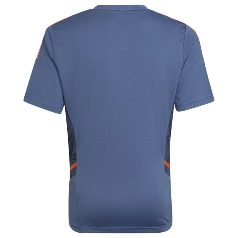 2022-2023 Man Utd Training Shirt (Blue) - Kids (ALEX TELLES 27)