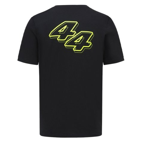 2022 Lewis Hamilton Neon Party Tee (Black)