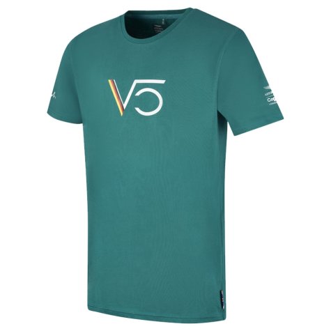 2022 Aston Martin Official SV T-Shirt (Green) (Your Name)