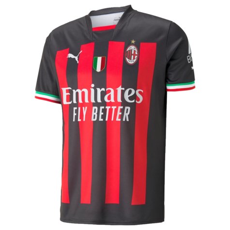 2022-2023 AC Milan Home Shirt (Kids) (BARESI 6)