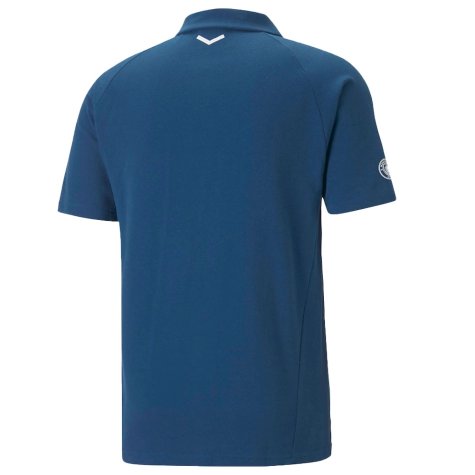 2022-2023 Man City Casuals Polo (Blue)