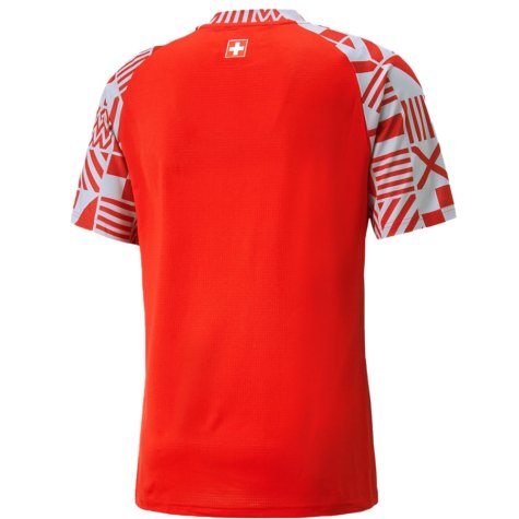 2022-2023 Switzerland Pre-Match Shirt (Red) (ZUBER 14)