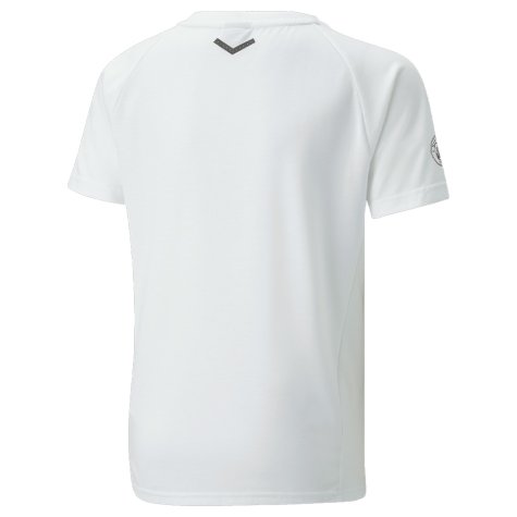 2022-2023 Man City Casuals Tee (White) - Kids (JOAO CANCELO 7)