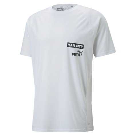 2022-2023 Man City Casuals Tee (White) (J ALVAREZ 19)