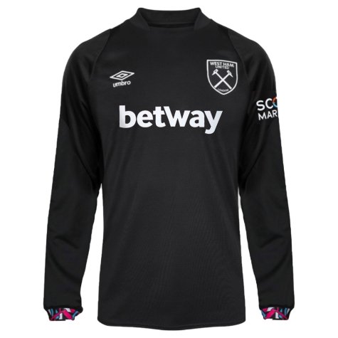 2022-2023 West Ham Long Sleeve Away Shirt (SOUCEK 28)