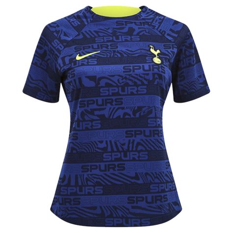 2022-2023 Tottenham Pre-Match Training Shirt (Indigo) - Ladies (E ROYAL 12)