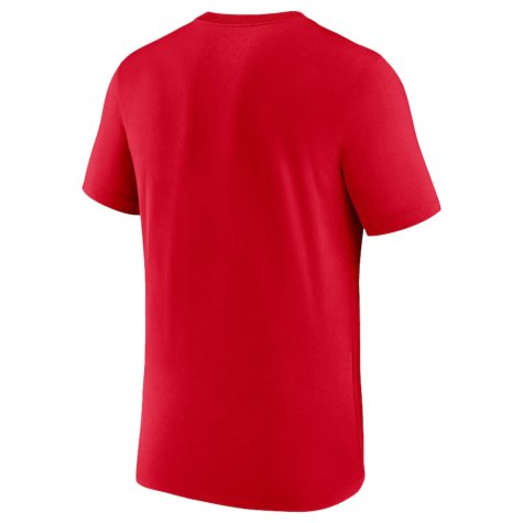 2022-2023 Barcelona Evergreen Crest Tee (Red) (RIQUI PUIG 6)