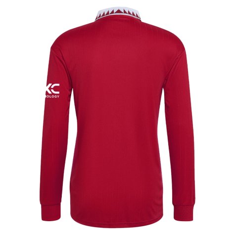 2022-2023 Man Utd Long Sleeve Home Shirt (FERDINAND 5)