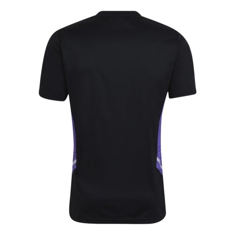 2022-2023 Real Madrid Training Shirt (Black) (TCHOUAMENI 18)