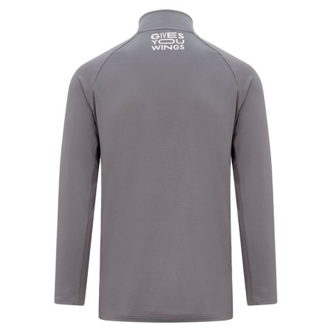 2022 Red Bull Racing LS Zip Tech Tee (Grey)