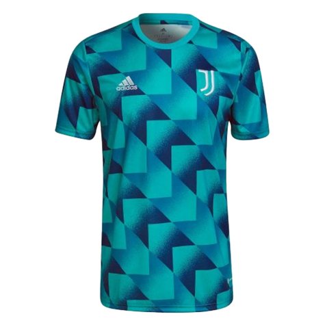 2022-2023 Juventus 22 Pre-Match Shirt (Hi-Res Aqua) (Your Name)