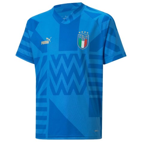 2022-2023 Italy Home Pre-Match Jersey (Blue) - Kids (INSIGNE 10)