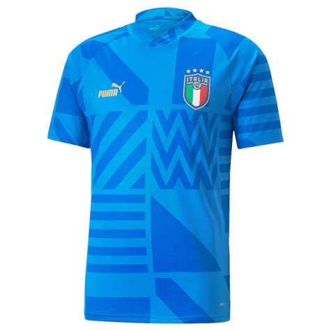 2022-2023 Italy Home Pre-Match Jersey (Blue) (INSIGNE 10)