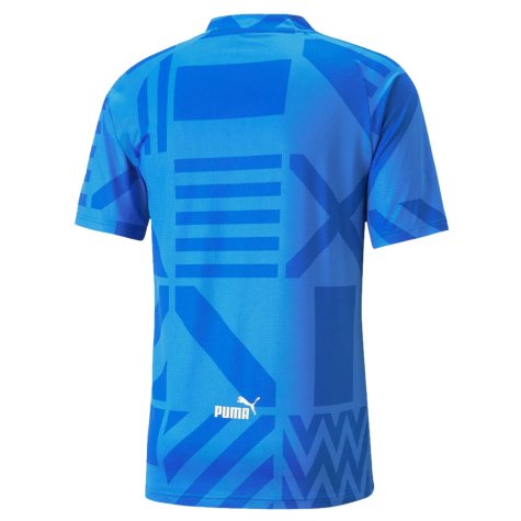 2022-2023 Italy Home Pre-Match Jersey (Blue) (INSIGNE 10)