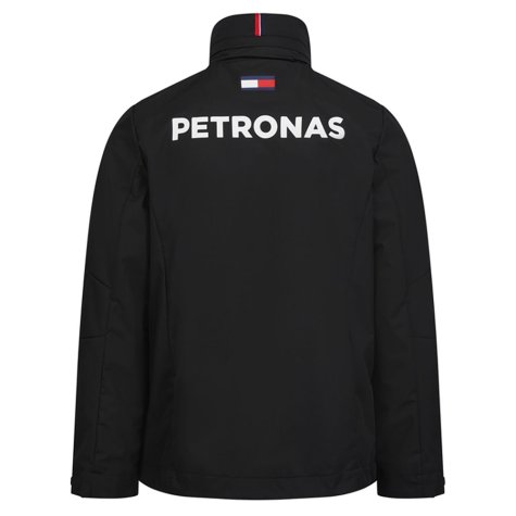 2022 Mercedes Team Rain Jacket (Black)