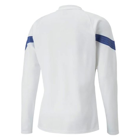 2022-2023 Marseille Half Zip Training Top (White)