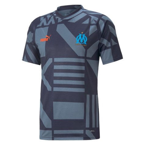 2022-2023 Marseille Pre-Match Jersey (French Night) (LUIS HENRIQUE 11)