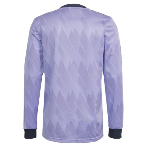 2022-2023 Real Madrid Authentic Long Sleeve Away Shirt (TCHOUAMENI 18)