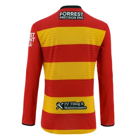 2021-2022 Partick Thistle Home Shirt - Long Sleeve