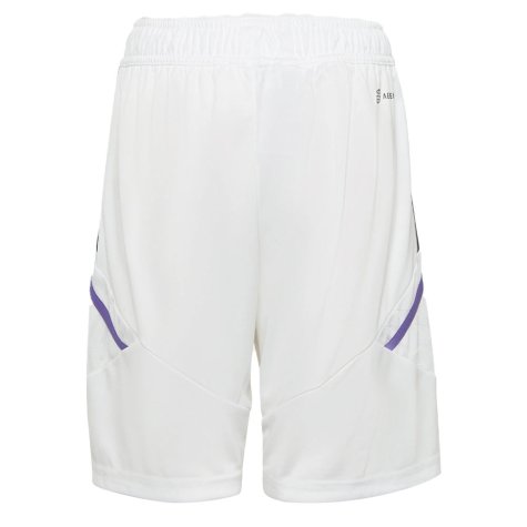 2022-2023 Real Madrid Training Shorts (White) - Kids