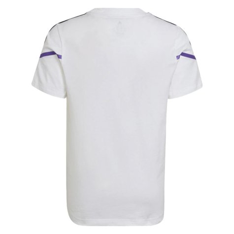 2022-2023 Real Madrid Training Tee (White) - Kids