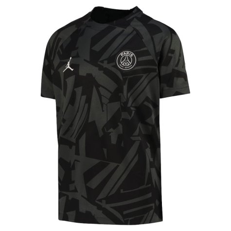 2022-2023 PSG Pre-Match Training Shirt (Black) - Kids (IBRAHIMOVIC 10)