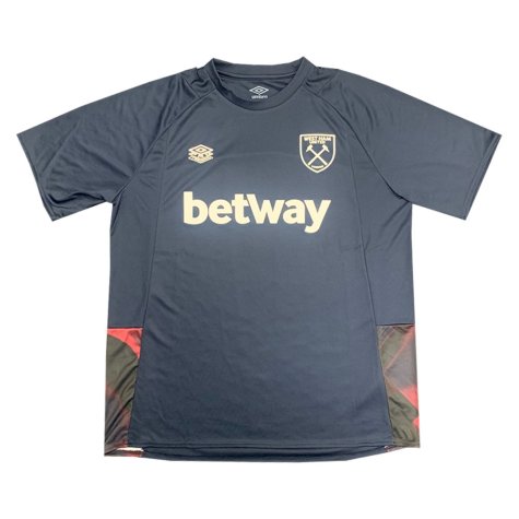 2022-2023 West Ham Training Jersey (S) - Blue Glow (YARMOLENKO 7)