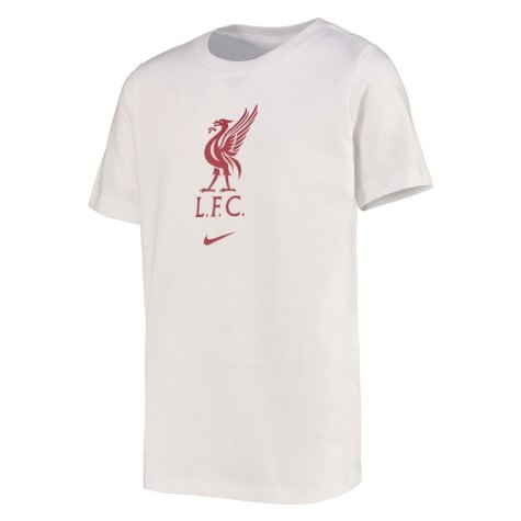 2022-2023 Liverpool Crest Tee (White) - Kids (MANE 10)