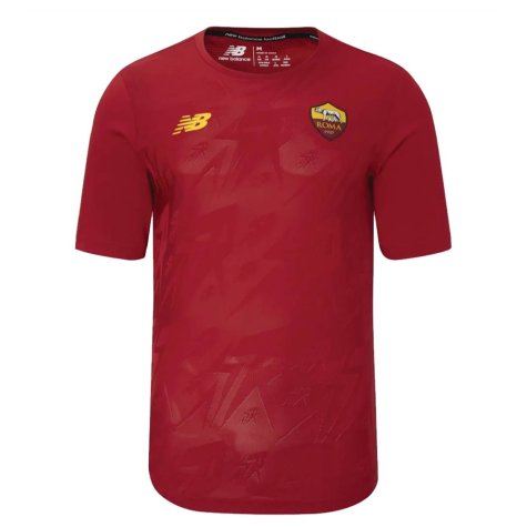 2022-2023 Roma Pre-Game Warmup Jersey (Home) (Llorente R 14)