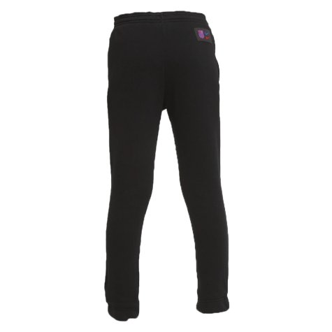 2022-2023 Barcelona Fleece Football Pants (Black) - Kids