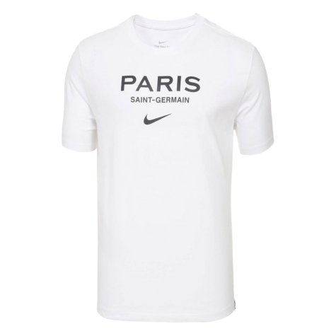 2022-2023 PSG Swoosh Tee (White) (O DEMBELE 23)