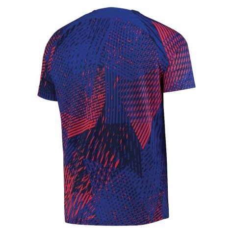 2022-2023 PSG Pre-Match Training Shirt (Blue) - Kids (IBRAHIMOVIC 10)