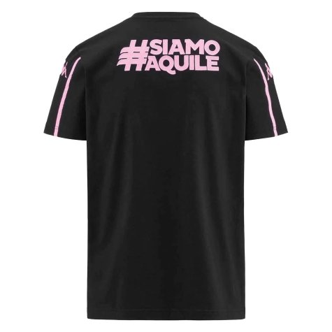 2022-2023 Palermo Cotton T-Shirt (Black)