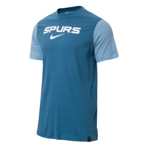 2022-2023 Tottenham Swoosh T-Shirt (Teal) (HOJBJERG 5)