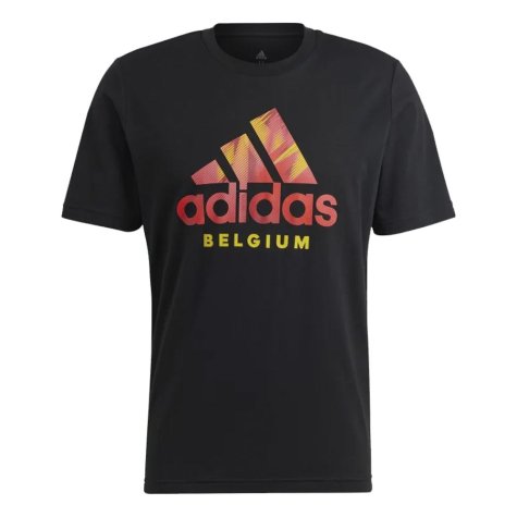 2022-2023 Belgium DNA Graphic Tee (Black) (Your Name)